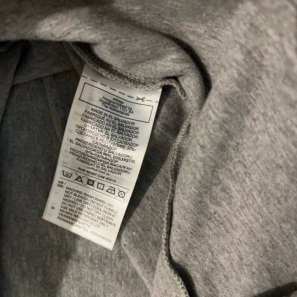 Adidas Women's Heather Gray Leggings - Picture 3 of 6